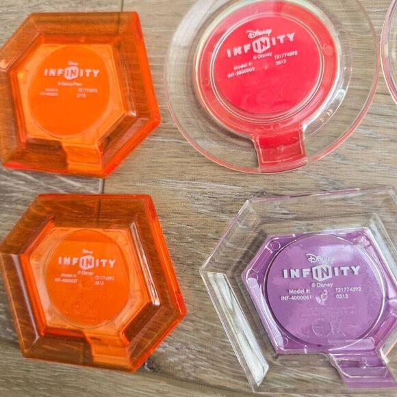 Disney Infinity power disc's lot of 11 Mulan, mickey, rapunzel, Alice, Nemo, car - Picture 10 of 15
